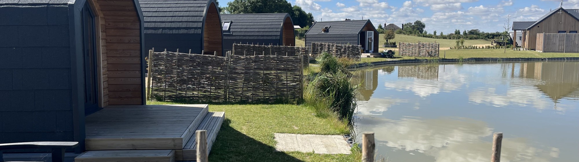 Cambridgeshire glamping with fishing