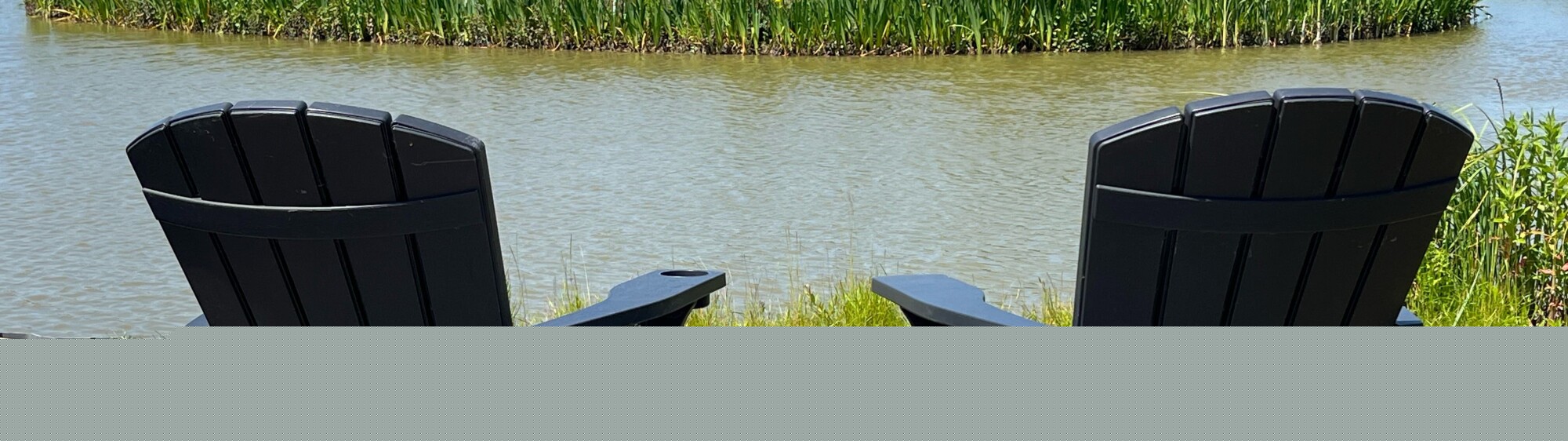 Fishing lake with glamping