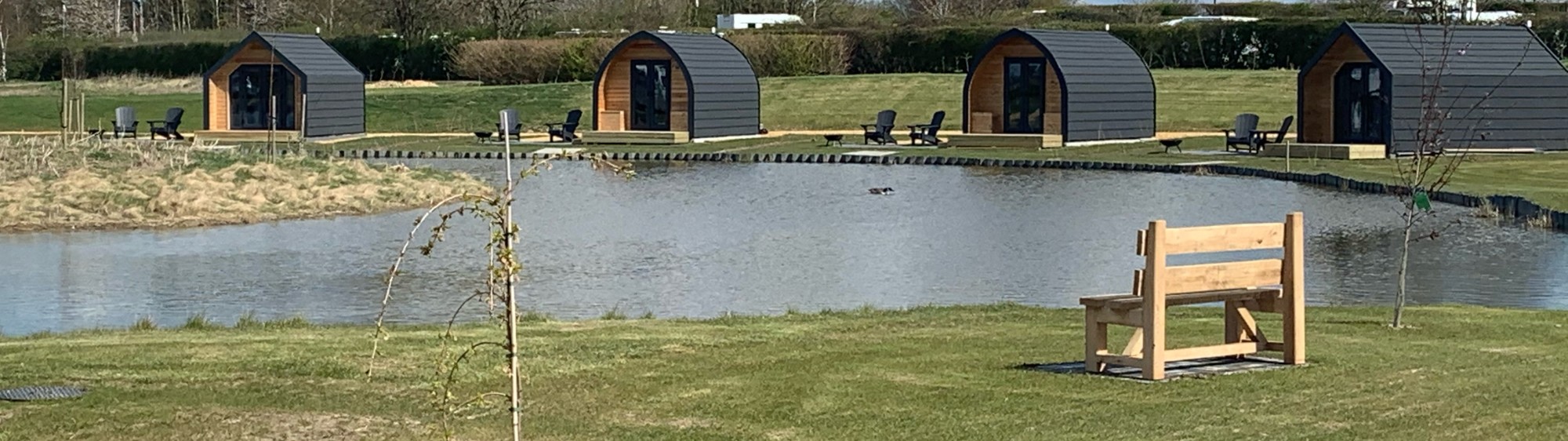 Luxury Glamping Holiday Pods With Fishing in Cambridgeshire